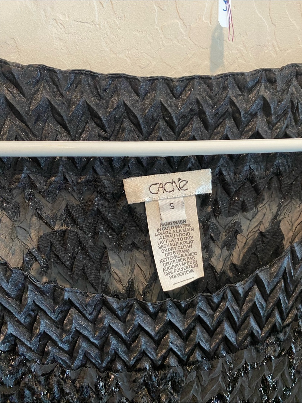 Cache Long Sleeve Asymmetrical Top - Picture 4 of 7